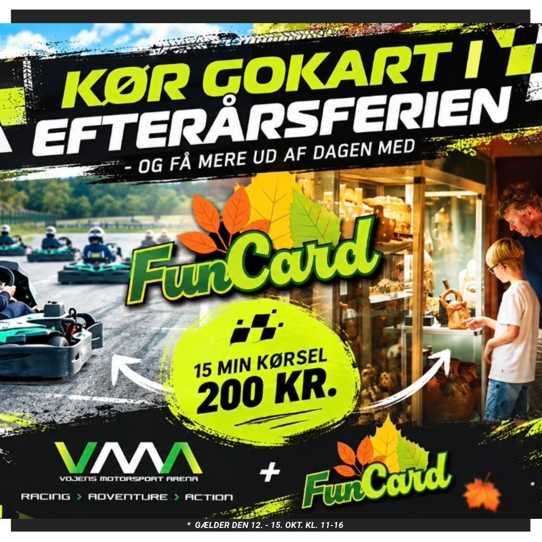 Kør gokart i efterårsferien